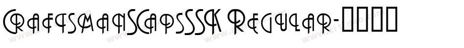CraftsmanSCapsSSK Regular字体转换